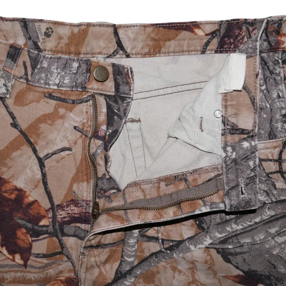 Wrangler Double Knee Woodland Camo 32x34 Jeans Mens Fusion 3D Hunting Pants